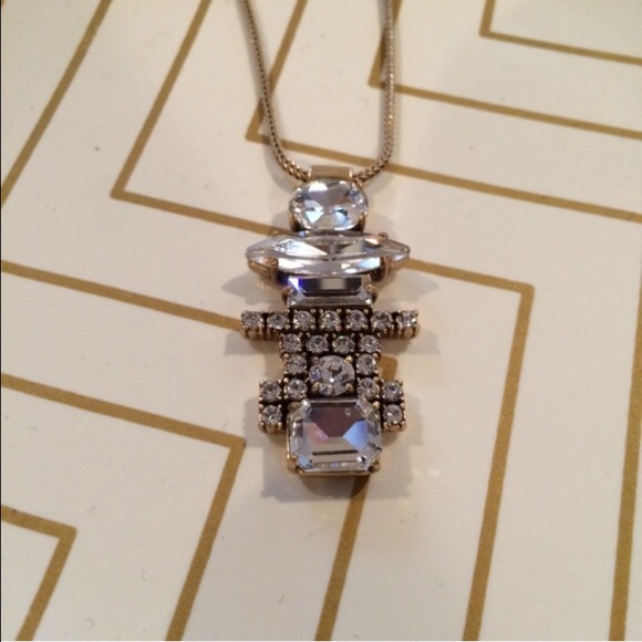 JCrew | Crystal Tower Pendant