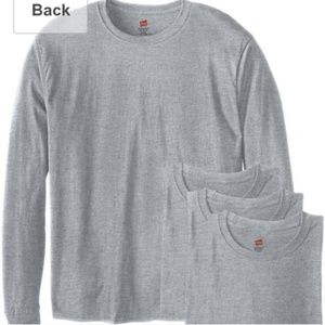 4pack Long Sleeve T-shirt (gray)