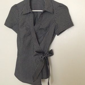 Wrap Tie Blouse