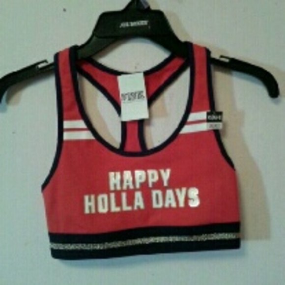 VS PINK Christmas sports bra. BNWT. Up for swap!
