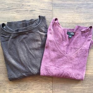 Bundle of 2 a.n.a. Light Weight Sweaters