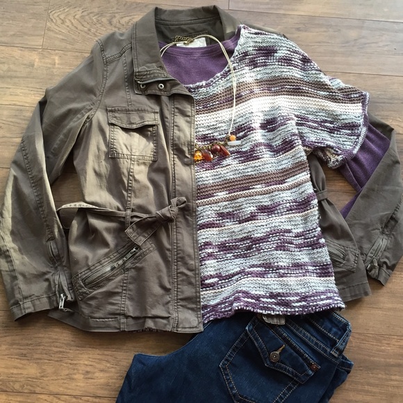Light Weight Taupe/Brown Field Jacket