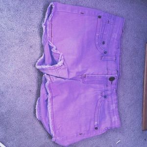 marshall's ocean drive purple jean shorts