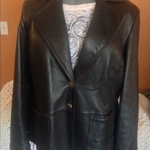 Leather jacket very soft!