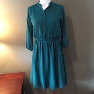 Teal dress