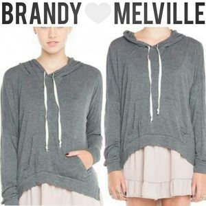 Brandy Melville Grey Layla Hoodie ON HOLD