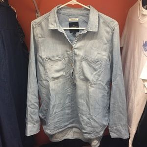 American Eagle Chambray Top