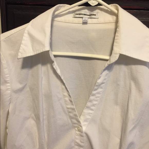 Two Express button down tops - Picture 2 of 3