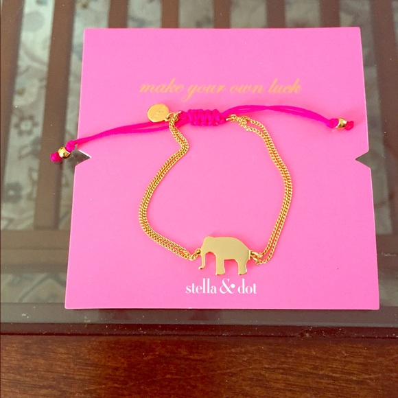 Stella & Dot- Elephant Wishing Bracelet