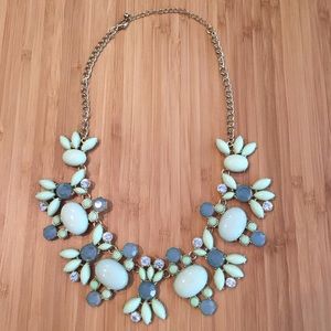 Bauble Bar Green Statement Necklace