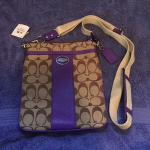Coach Crossbody Bag 48452 Khaki Ultraviolet