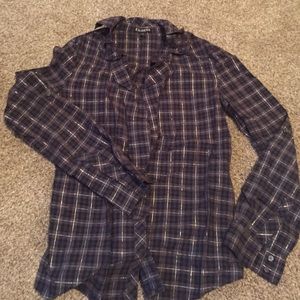 Express Ruffle Collar Shirt