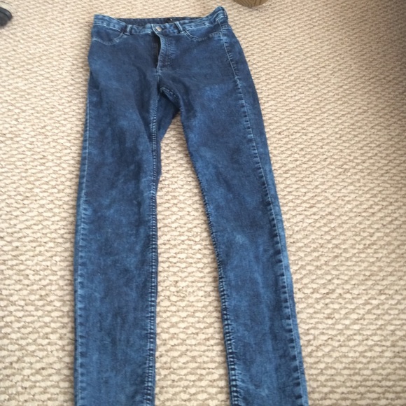 high waisted dark wash jeans
