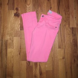 Bright pink Abercrombie & Fitch jeans