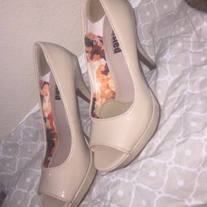 cream heels