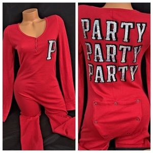 Victoria's Secret Red Onesie