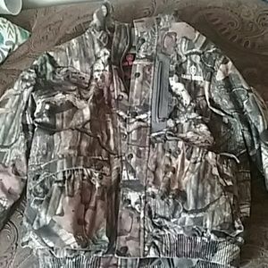 Game winner camouflage jacket.