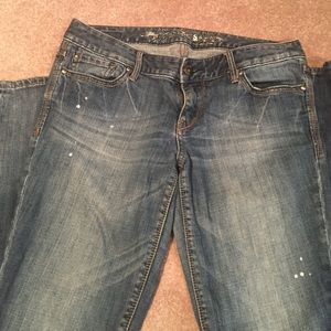 Express boot cut jeans