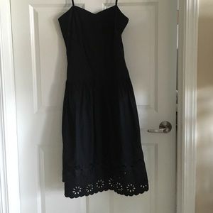 Black cotton dress