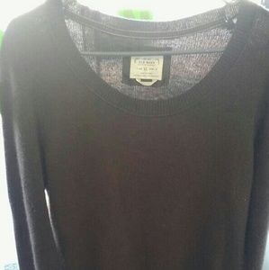 Brown scoop neck old navy sweater