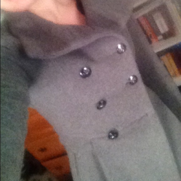 Grey Calvin Klein peacoat - Picture 4 of 4