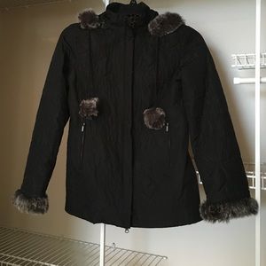 Black winter coat