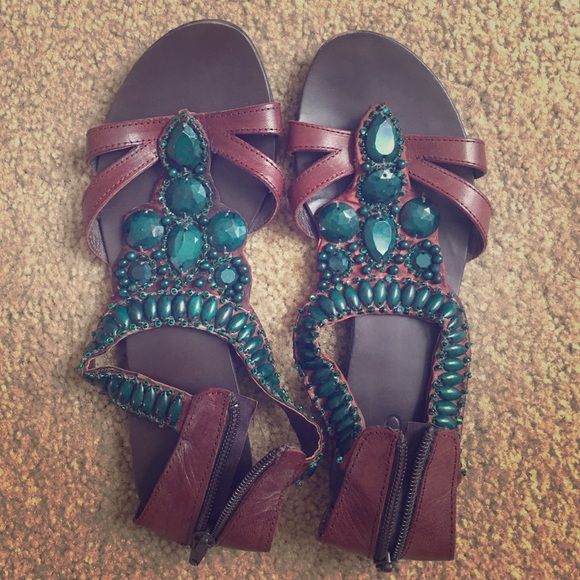 ALDO Brown Sandals Size 8