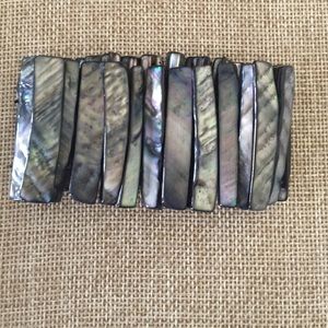 Shell cuff style bracelet