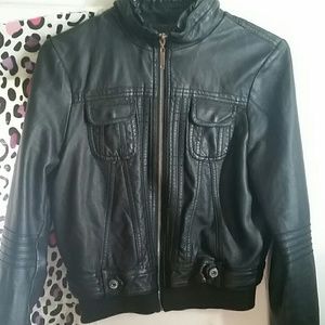 Leather jacket