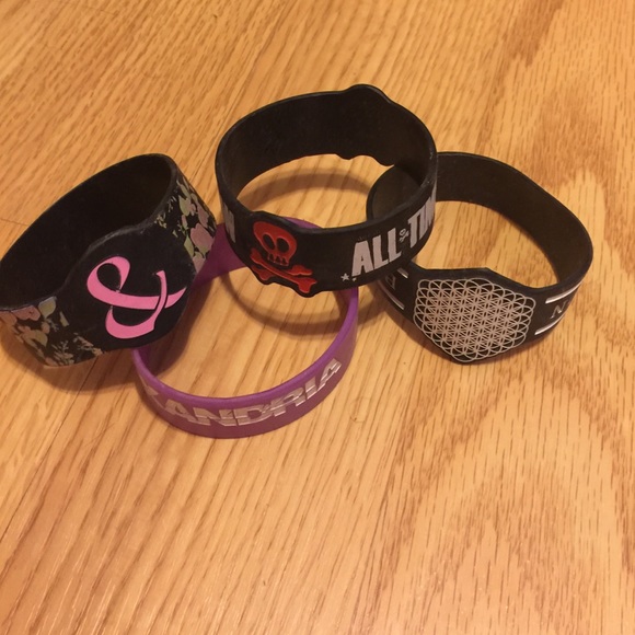 BMTH, ATL, AA, OM&M rubber bracelets