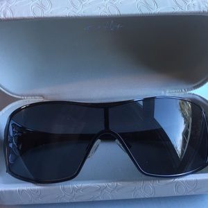 Blue Oakley Dart Sunglasses