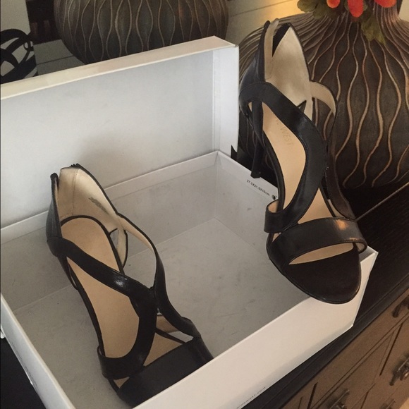 Nine West open toe heels