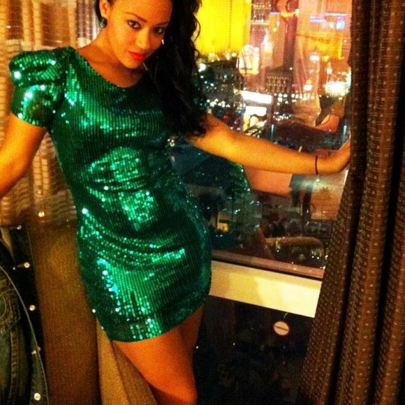Sequin mini dress