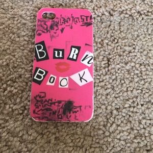 Burn book iphone 4/4s case