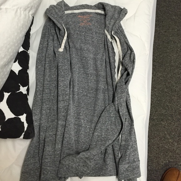 American eagle favorite tee zip up sweat shirt