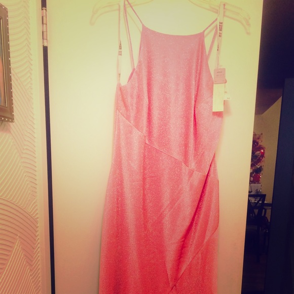 Beautiful pink sparkle gown from Nordstrom - Picture 1 of 3