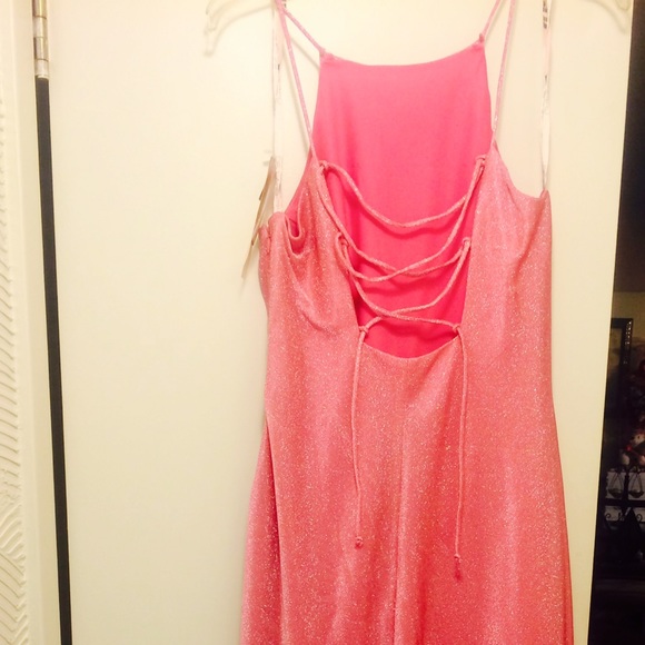 Beautiful pink sparkle gown from Nordstrom - Picture 2 of 3