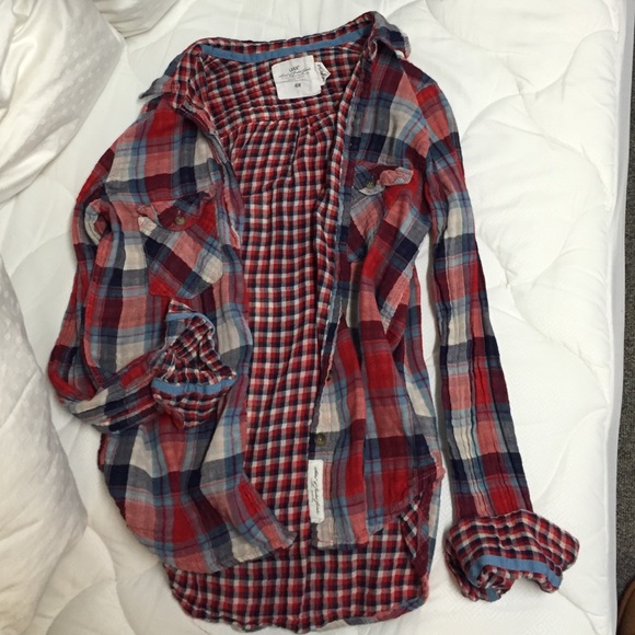 H&M plaid button up. Size 8 or medium