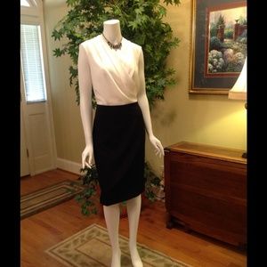 Kasper Black & White dress NWT Size 12