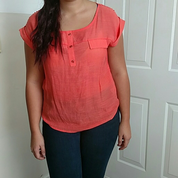 Coral shirt