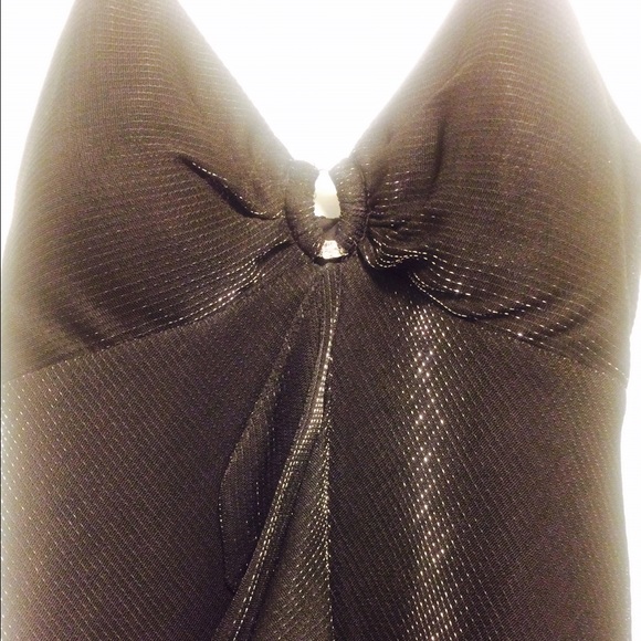 Black sparkle dress/gown - Picture 2 of 3