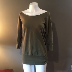 Olive green tee