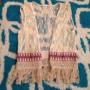 Crochet Knit Vest
