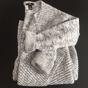 Gap Marbled Open Sweater