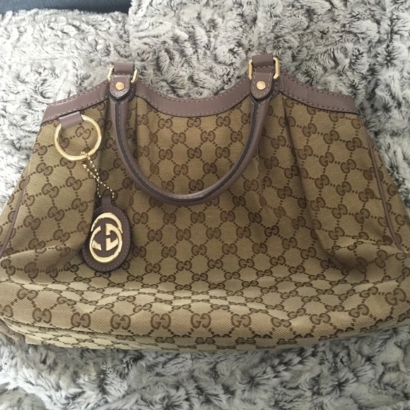 Gucci Sukey Original GG canvas tote
