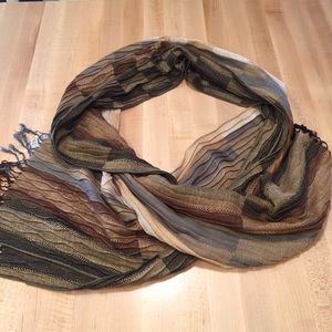 Multi-Colored Neutrals Scarf