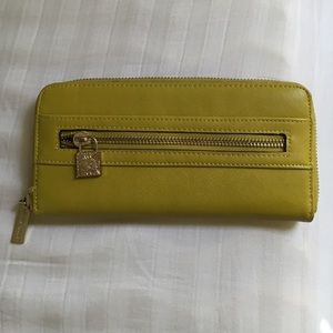 Lime green Anne Klein wallet