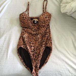Badgley Mischka one piece swim suit