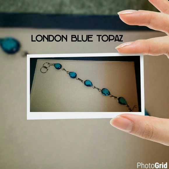 LONDON BLUE TOPAZ GEMSTONE BRACELET