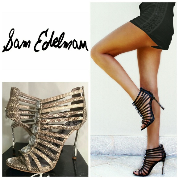Sam Edelman Caged Leather Print
